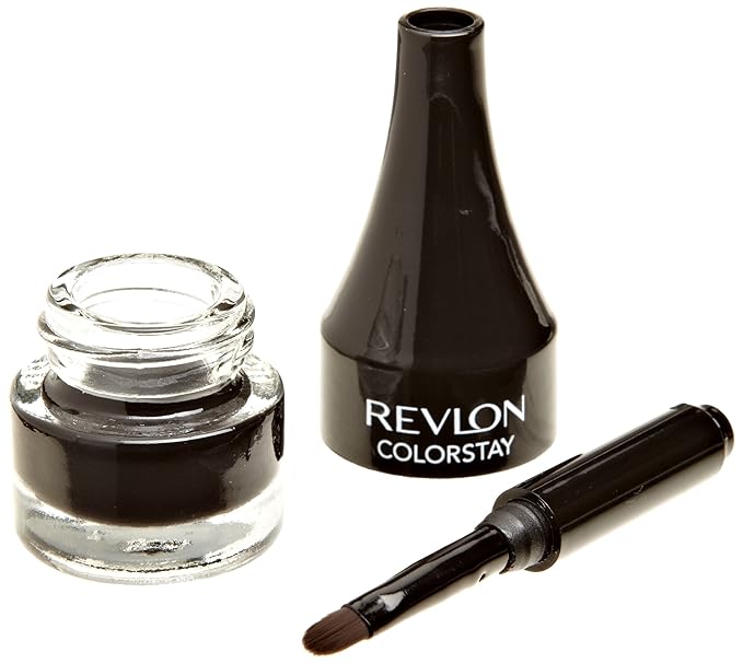 Revlon Crème Gel Eyeliner Crème, ColorStay Eye Makeup, Waterproof, Smudgeproof, Longwearing with Precision Brush Applicato...